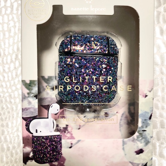 Nanette Lepore Accessories - 🆕Nanette Lepore Glitter AirPods Case